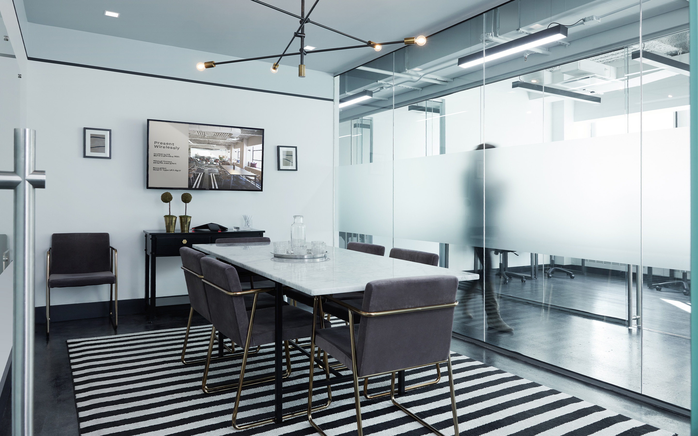 Stone meeting room
